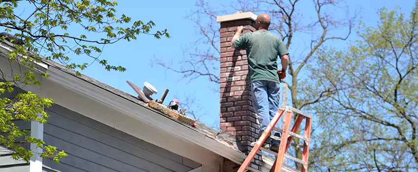 Vinyl and PVC Chimney Flashing Installation in Altoona, PA